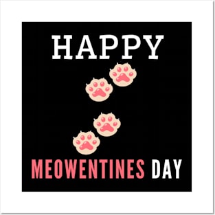 Happy Meowentines Day Posters and Art